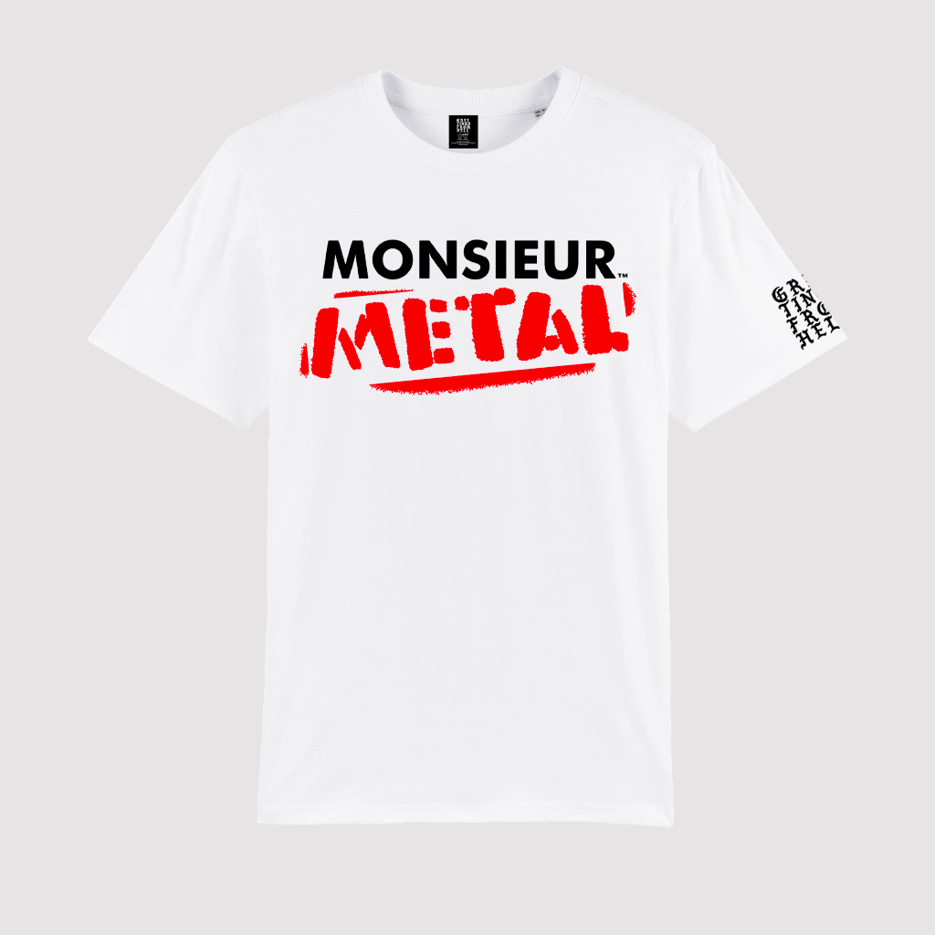 T-Shirt Mr Metal Blanc