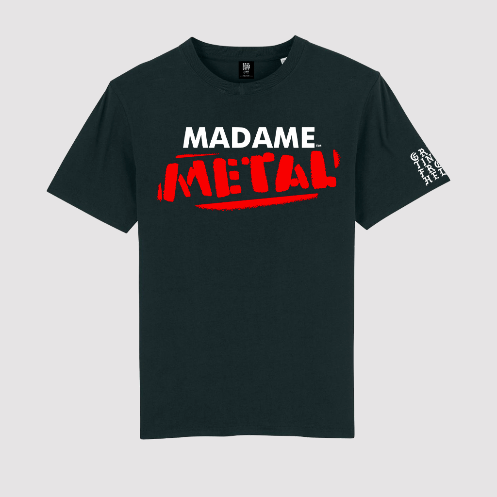T-Shirt Mme Metal Noir